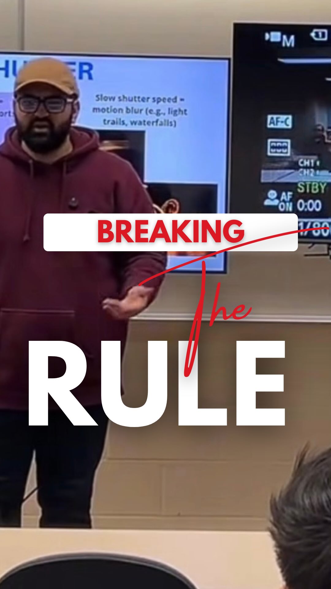 Breaking the rule to get creative.