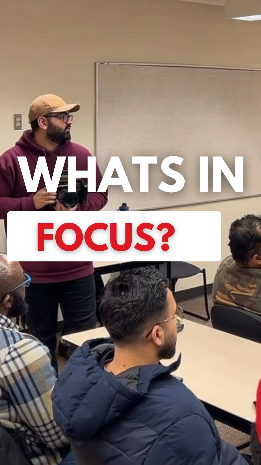 Aperture controls how much of your scene stays in focus.